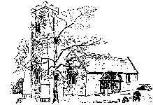 Drawing of St. Mary's Church by the late Mr. Cyril Smith.