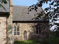 South side of the chancel.