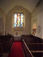 View of south aisle & side chapel.